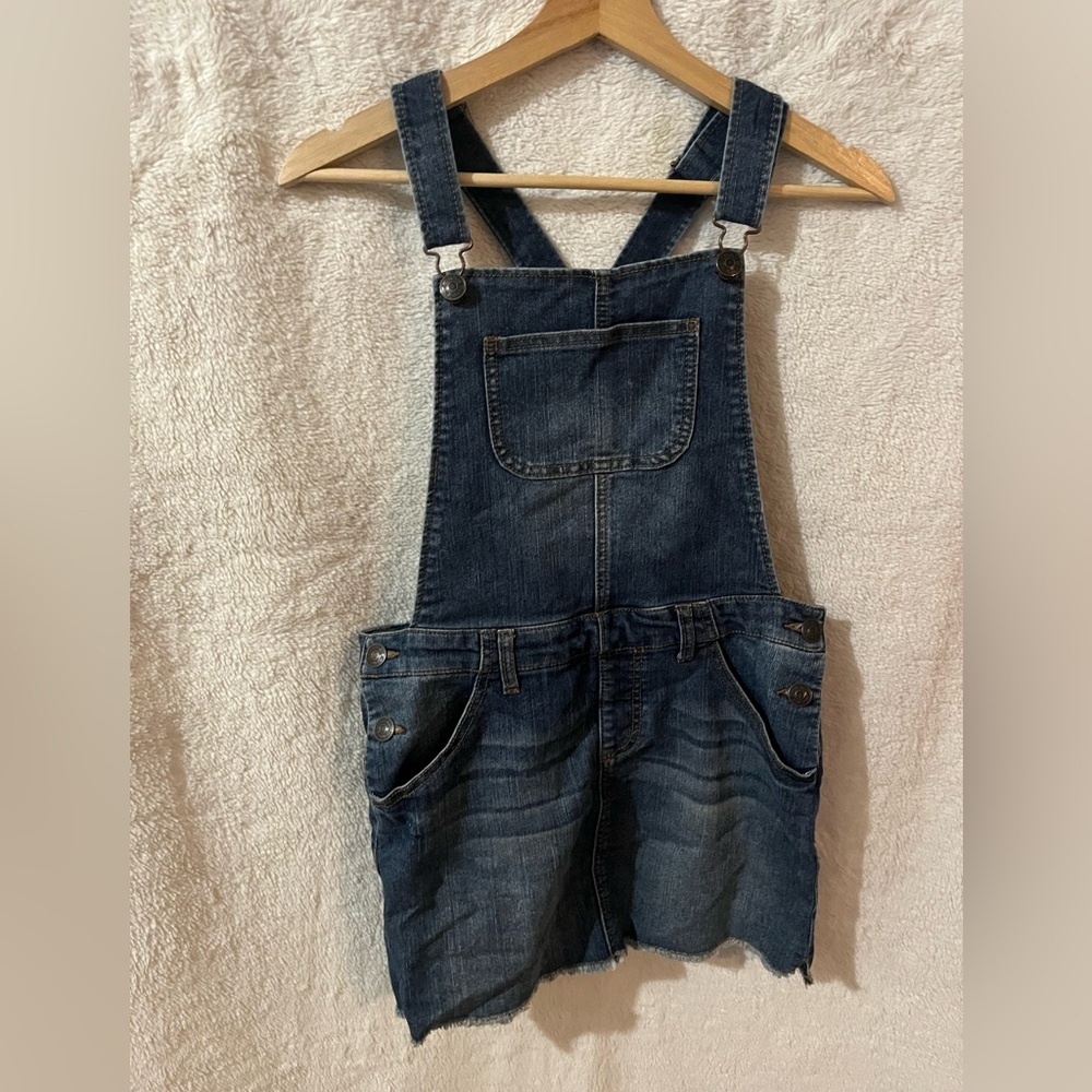 girls Cherokee denim skirt overalls size XL